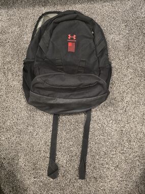 Under Armour Black & Red Freedom Backpack